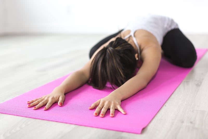 Yoga and meditation in nature
